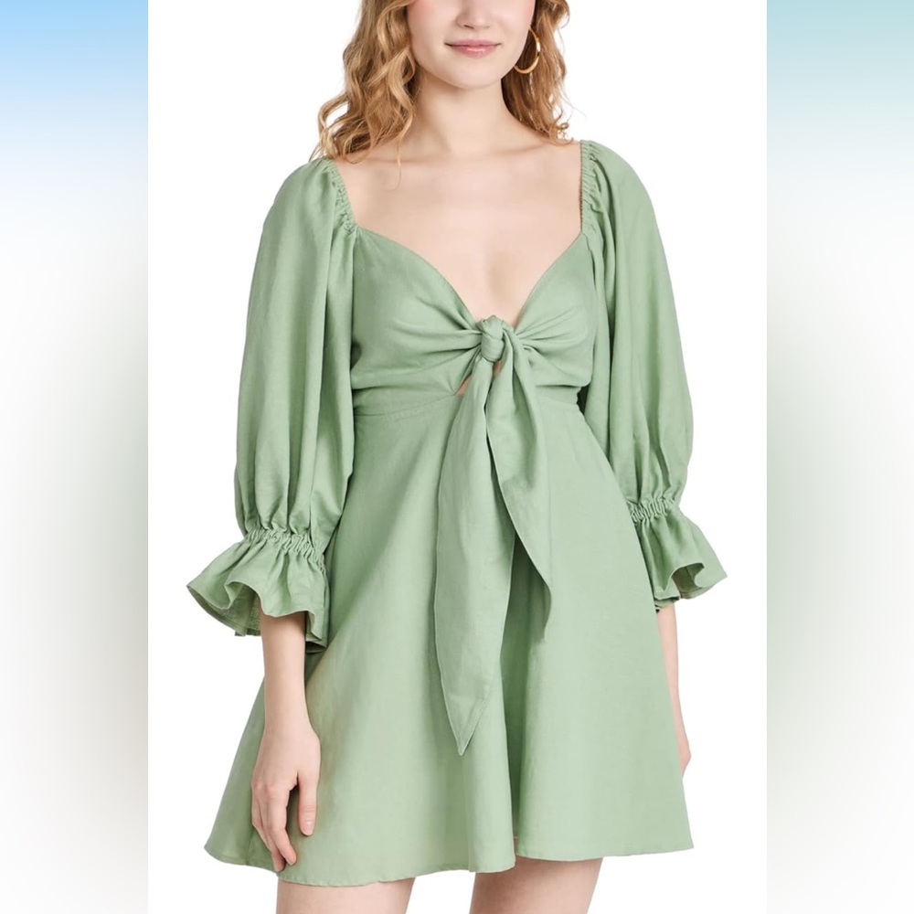 Charlie Holiday Sonny Linen Dress Size S
